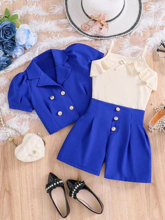 CONJUNTO CHALEQUITO AZUL